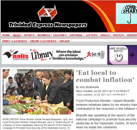 Network of Rural Women Producers Trinidad and Tobago